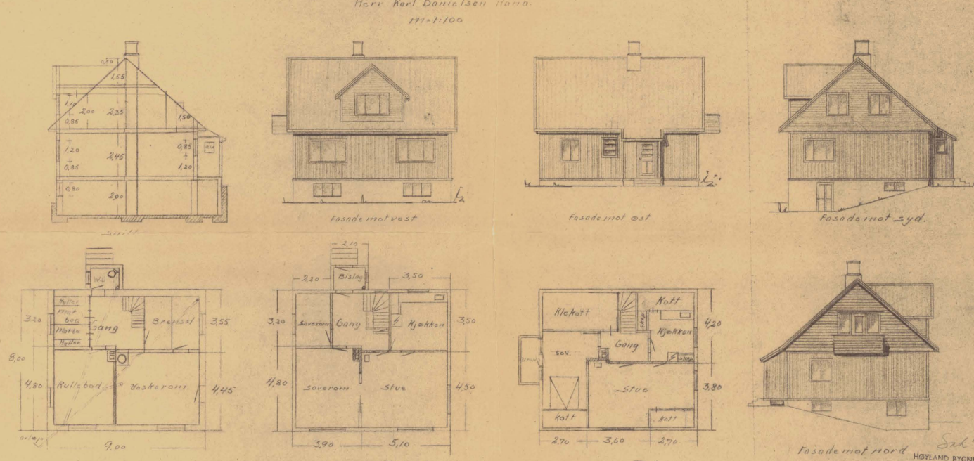 Eksisterende tegninger, Sandnes 2025