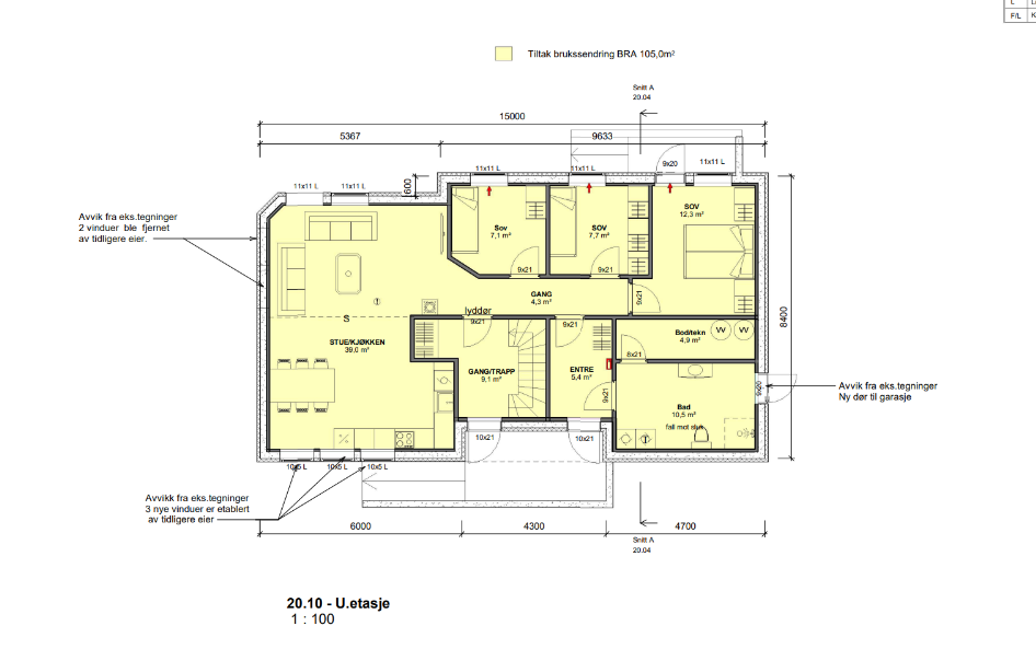 Planløsning – Kjeller, Klepp 2025
