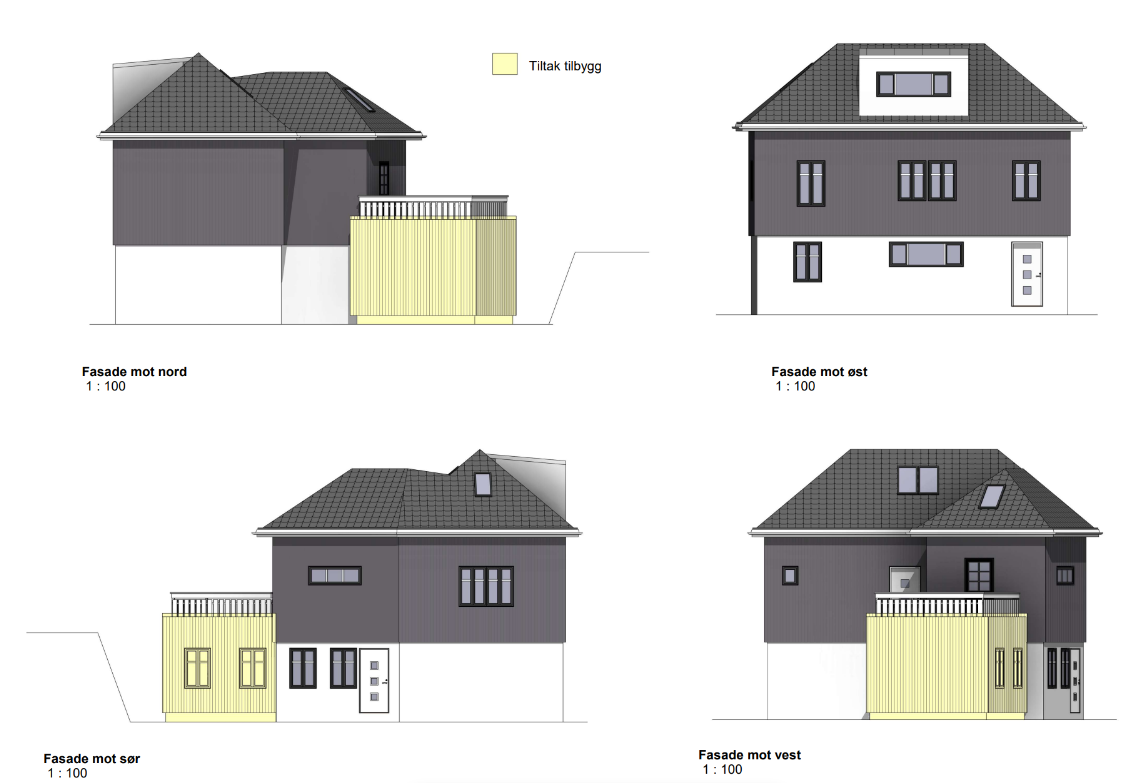 Prosjekt 2026 – Stavanger Cinzah Tegnekontor har prosjektert og visualisert et tilbygg med takoverbygget terrasse. Prosjektet gir boligen økt plass, moderne uttrykk og et attraktivt uteområde som knytter inne- og uterom sammen.